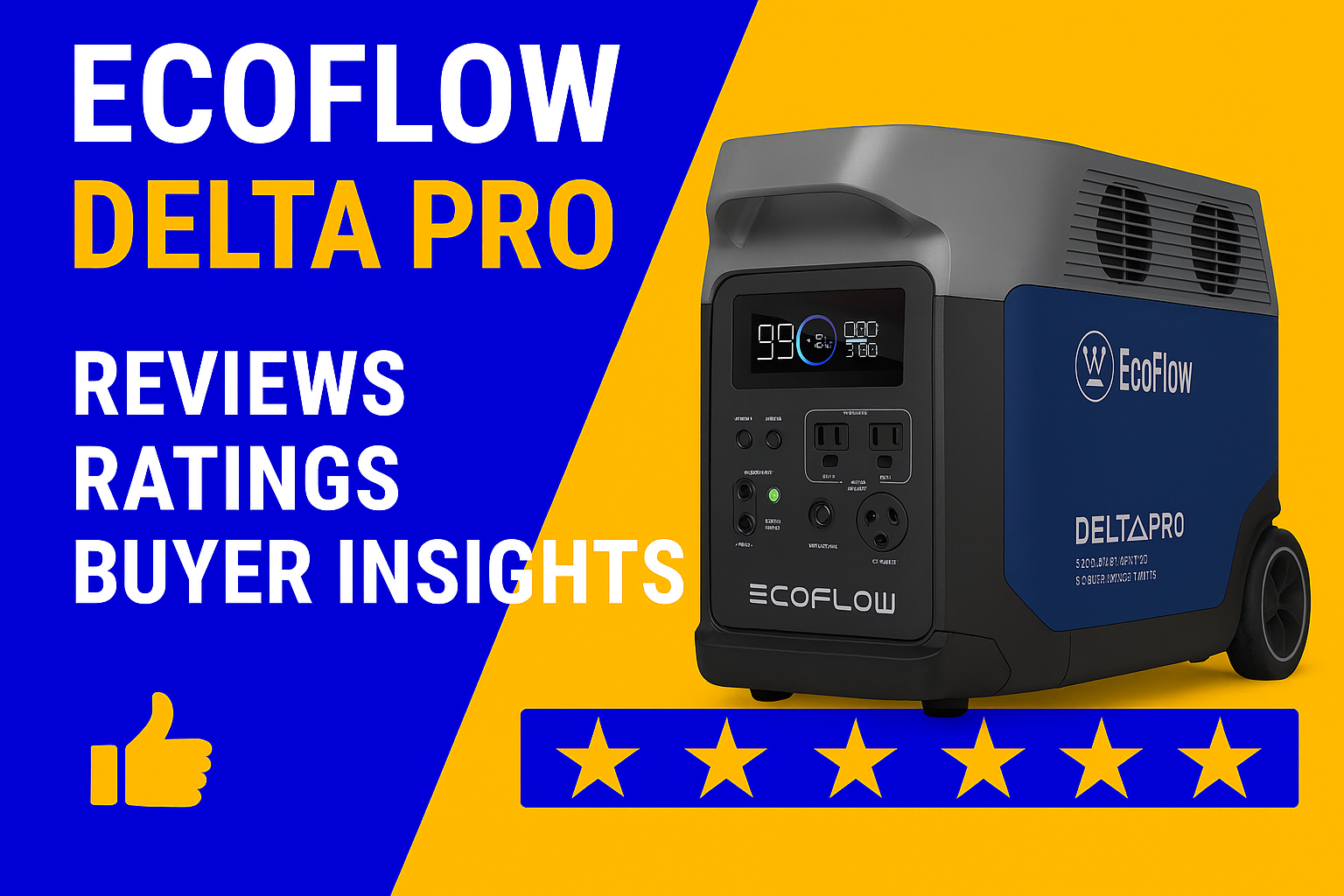 EcoFlow Delta Pro Reviews - Ratings - Buyer insights image