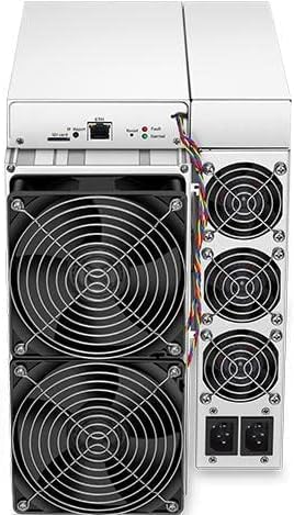 Antminer BITMAIN Antminer S19pro 96TH/S Bitcoin ASIC Miner, 34J/T, 3250W, 220V, SHA256, Aluminum Substrate, Air-Cooling Home Mining Machine for BTC/BCH/BSV w/PSU (Renewed)