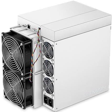 Antminer BITMAIN Antminer S19pro 96TH/S Bitcoin ASIC Miner, 34J/T, 3250W, 220V, SHA256, Aluminum Substrate, Air-Cooling Home Mining Machine for BTC/BCH/BSV w/PSU (Renewed)