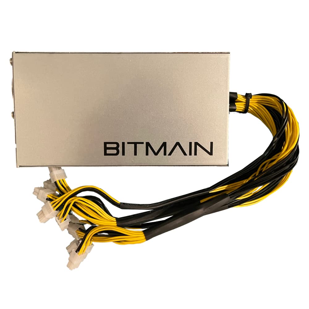 Bitmain GENUINE Antminer Power Supply APW7 PSU 1800w 110v 220v New Model for S9 or L3+ or Z9 Mini or D3 ASICs w/ 10 Connectors