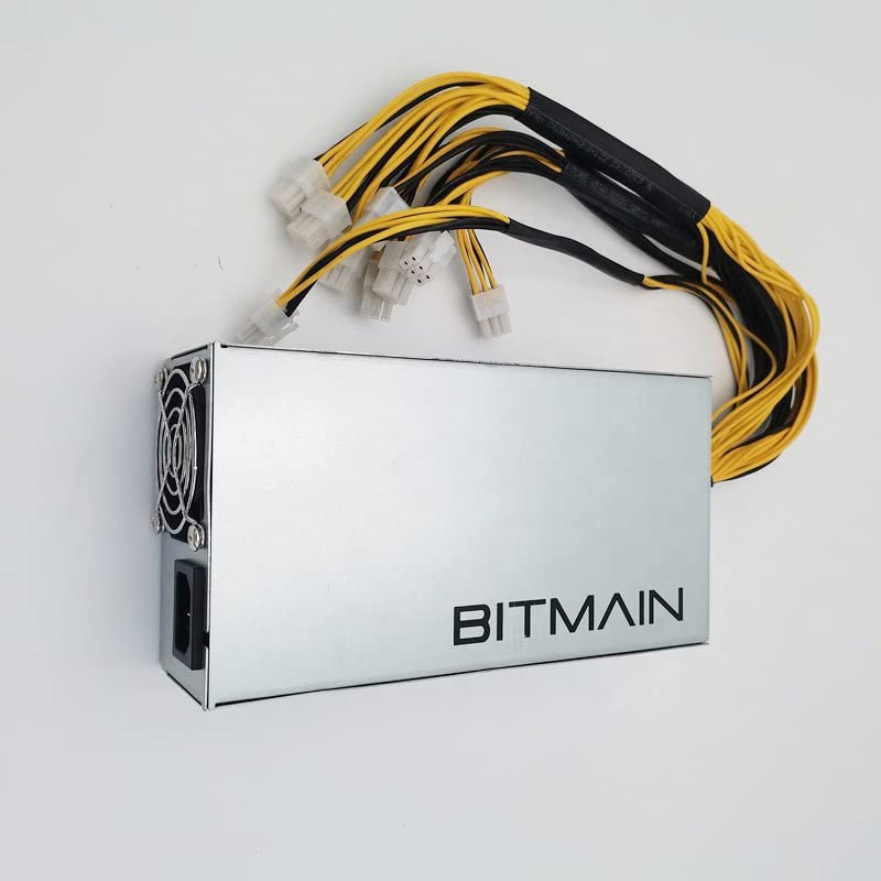 Bitmain Genuine Antminer Power Supply APW7 PSU 1800w 110v 220v New Model for S9 or L3+ or Z9 Mini or D3 ASICs w/ 10 Connectors