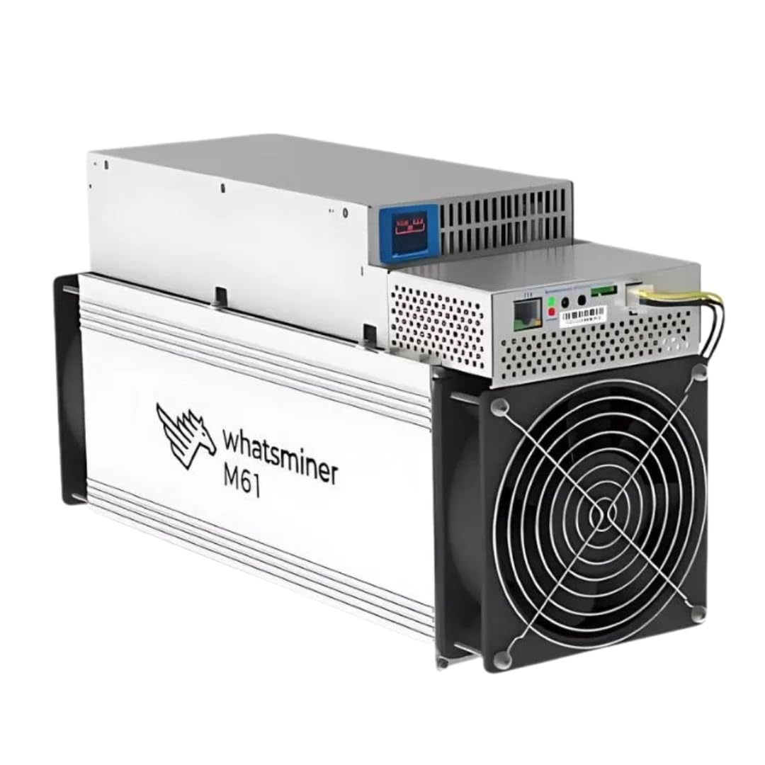 New MicroBT Whatsminer M61S 224TH/s SHA-256 Algorithm 4200W 220-240V AC BTC Miner with PSU - in Stock