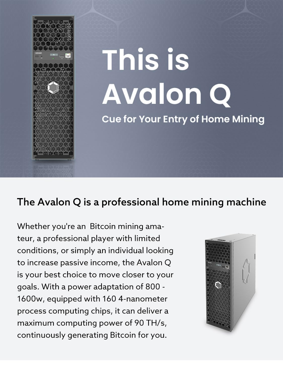 Avalon Q 90TH/s Bitcoin Miner by New Canaan - Reviews - Loot Bandit
