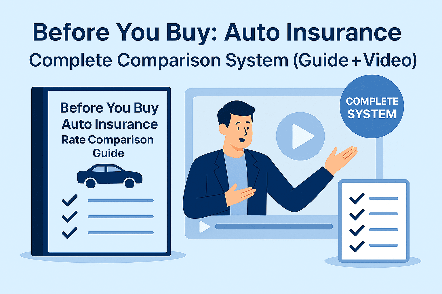 Before You Buy: Auto Insurance — Complete Comparison System (Guide + Video) - Loot Bandit