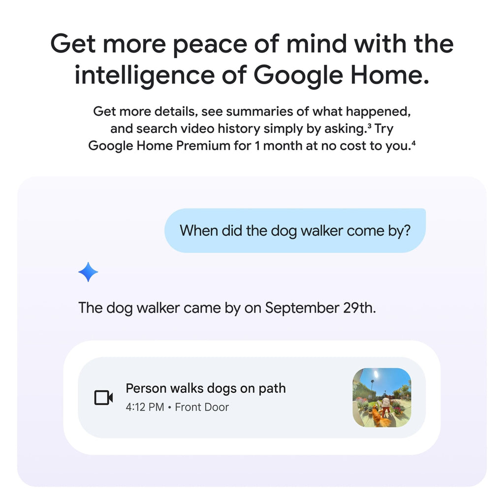 Google Nest Doorbell (Wired, 3rd Gen) - 2K Video and Gemini, Live View, Night Vision, 2 - Way Audio - Works with Google Home - 2025 Model - Hazel - Loot Bandit