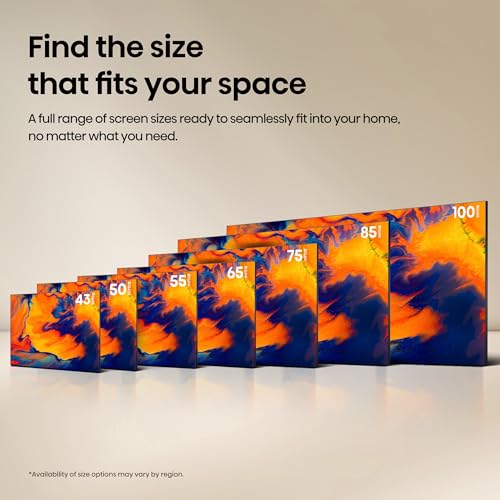 Hisense 100" Class E6 Series QLED 4K UHD Smart Fire TV (100E6QF, 2025 Model) - QLED, Native 144Hz, Dolby Vision IQ · Atmos, Motion Rate 240, HDR 10+, Game Mode Pro, Voice Remote with Alexa - Loot Bandit