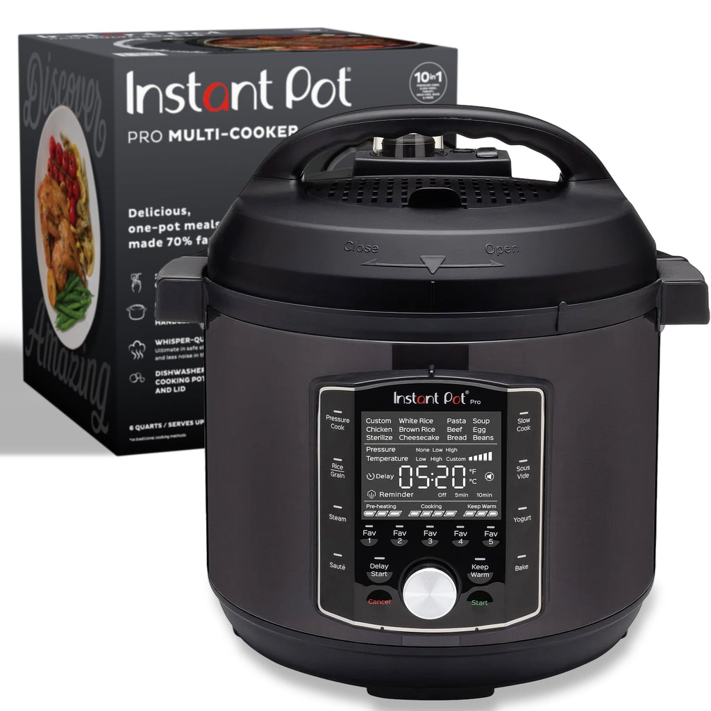 Instant Pot Pro 10‑in‑1 Pressure Cooker 6‑Quart — Fast, Versatile Multi‑Cooker Reviews - Loot Bandit