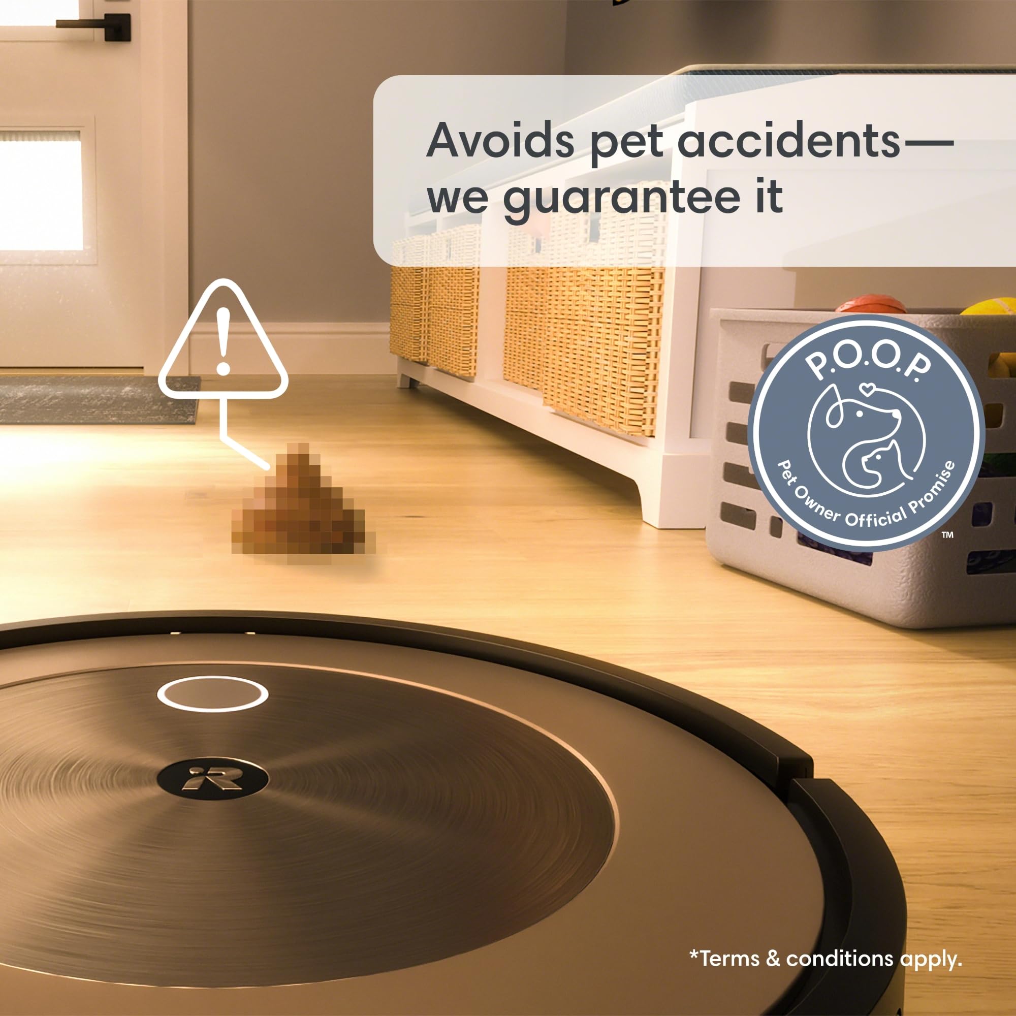 iRobot Roomba j9+ Self - Emptying Robot Vacuum – Powerful Suction, Identifies and Avoids Obstacles Like pet Waste, Self - Empties for 60 Days, Best for Homes with Pets, Smart Mapping, Works with Alexa - Loot Bandit