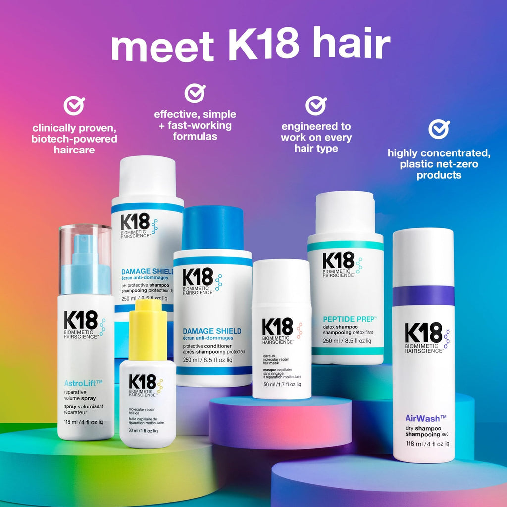 K18 Mini Leave - In Molecular Hair Mask, Repairs Dry or Damaged Hair, Reverse Hair Damage from Bleach, Color, Chemical Services & Heat - Loot Bandit