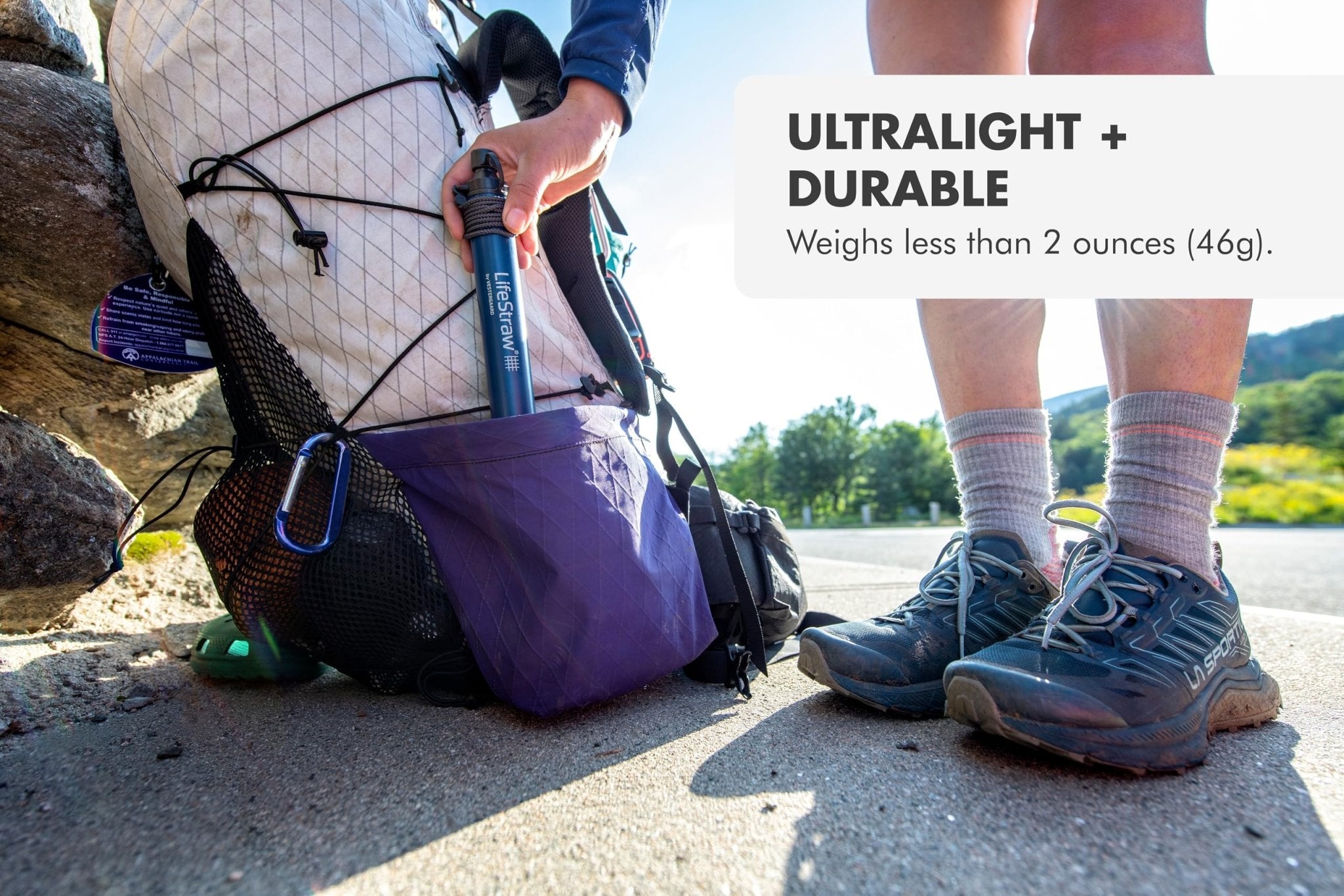 LifeStraw Personal Water Filter for Hiking, Camping, Travel, and Emergency Preparedness, 2 Pack, Blue - Loot Bandit