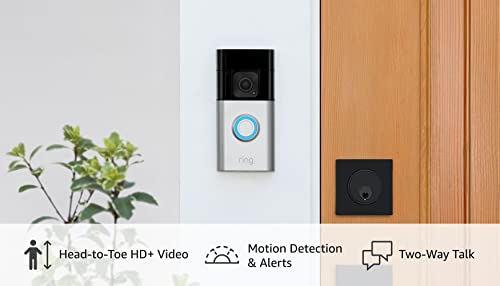 Ring Battery Doorbell Plus (newest model), Home or business security, Head - to - Toe HD+ Video, motion detection & alerts, and Two - Way Talk - Loot Bandit