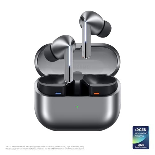 Samsung Galaxy Buds 3 Pro AI True Wireless Bluetooth Earbuds, Noise Cancelling, Sound Optimization, Redesigned Comfort Fit, Silver [US Version, Amazon Exclusive, 2Yr Warranty] - Loot Bandit