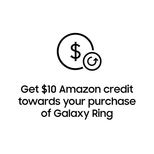 SAMSUNG Galaxy Ring, AI Smart Ring, Size First w/Sizing Kit, No App Subscription, Fitness Monitor, Sleep Tracker, Up to 7 - Day Battery, Size 10, Titanium Black [US Version, 1Yr Manufacturer Warranty] - Loot Bandit