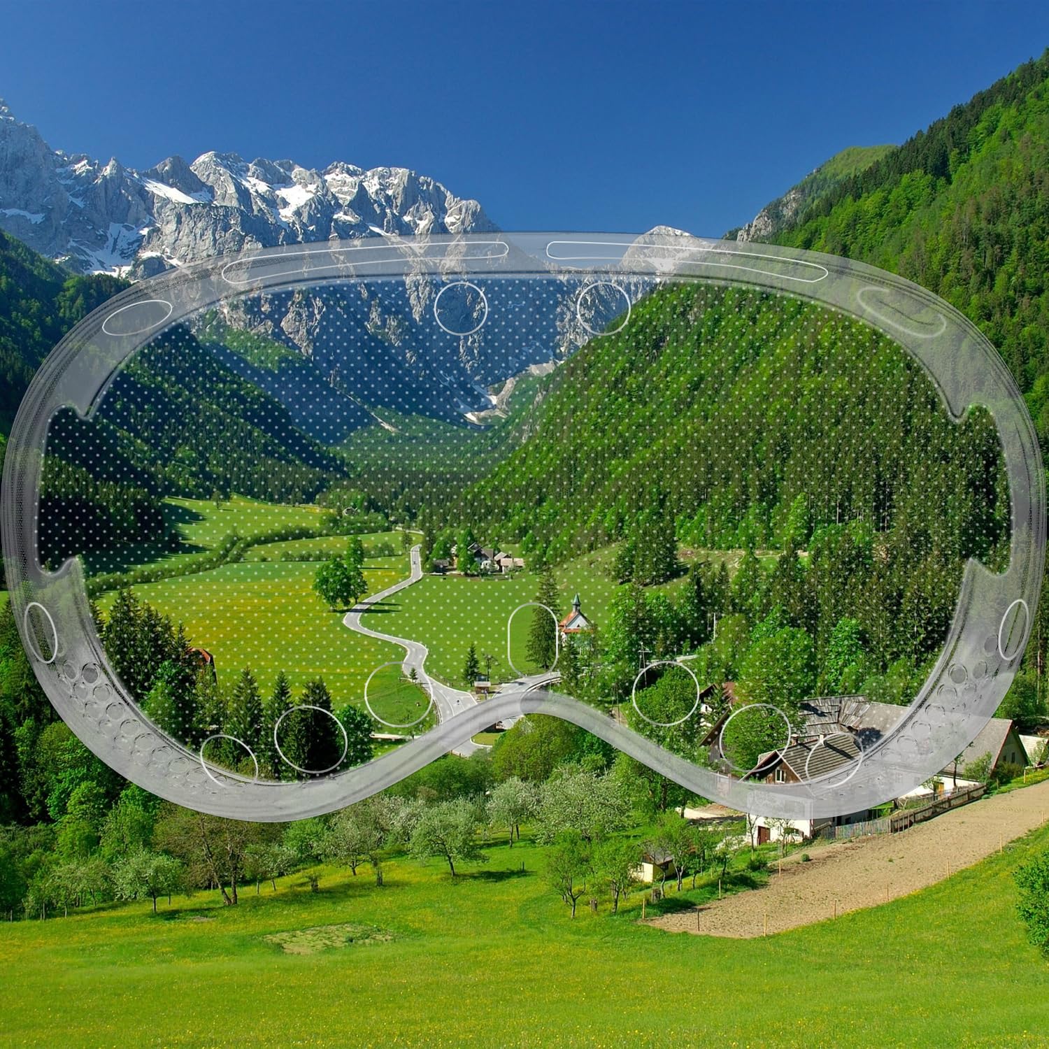 SOULWIT TPU Protective Case Cover for Apple Vision Pro VR Headset, Durable & Slim Fit Screen Protector Accessory, Without Affecting Tracking Scans - Non - Holed - Loot Bandit