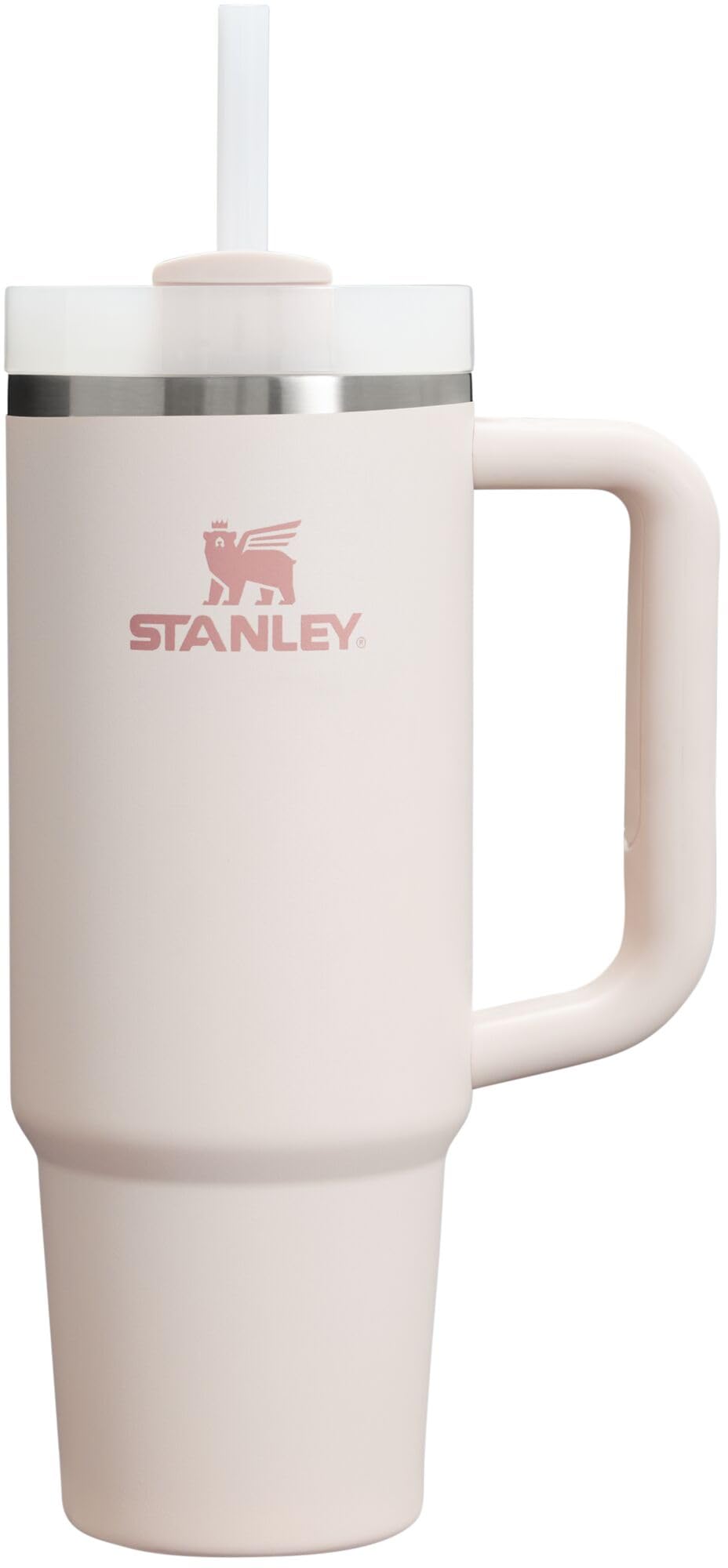 STANLEY Quencher H2.0 Tumbler with Handle and Straw 30 oz | Flowstate 3 - Position Lid | Cup Holder Compatible for Travel | Insulated Stainless Steel Cup | BPA - Free | Rose Quartz 2.0 - Loot Bandit