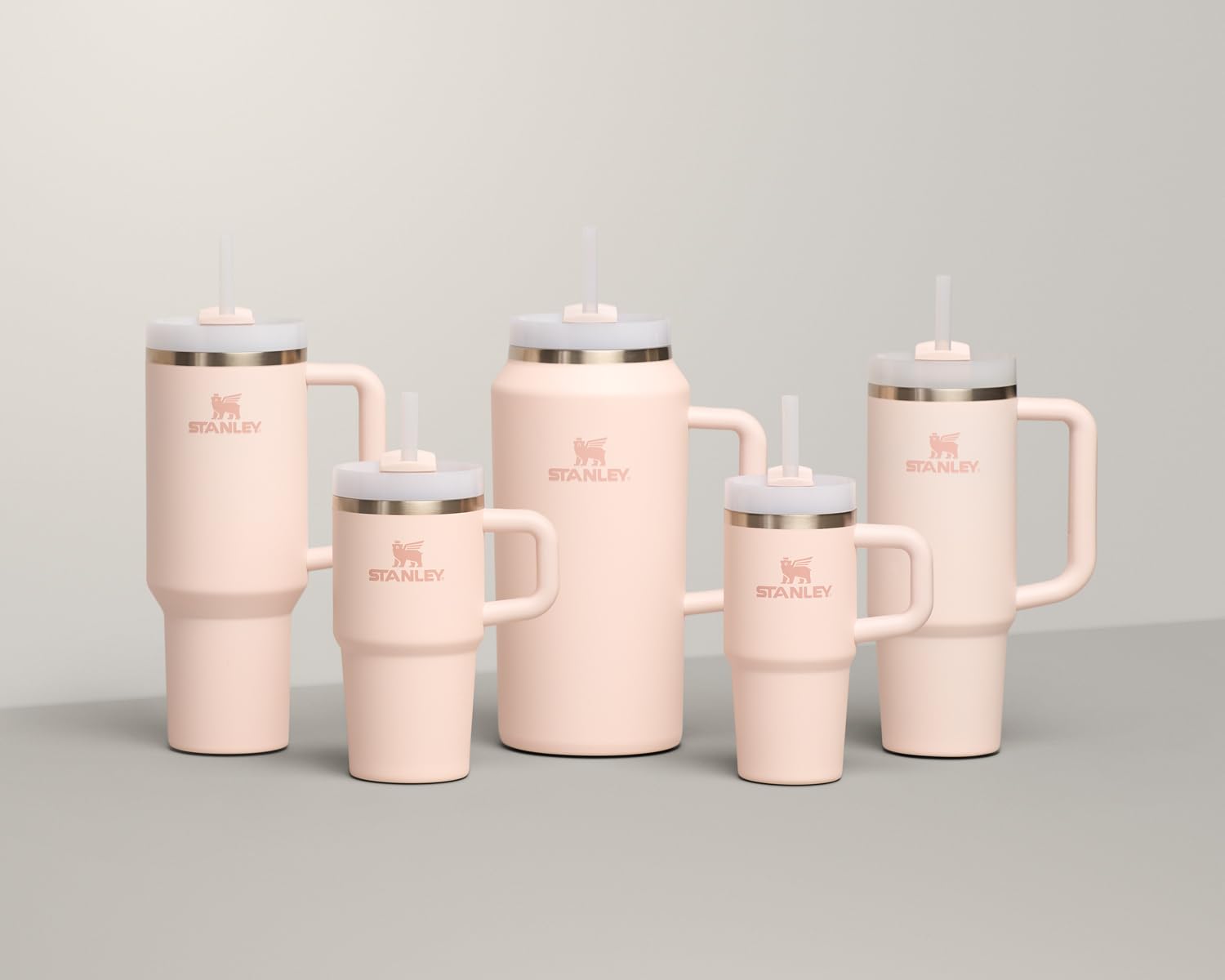 STANLEY Quencher H2.0 Tumbler with Handle and Straw 30 oz | Flowstate 3 - Position Lid | Cup Holder Compatible for Travel | Insulated Stainless Steel Cup | BPA - Free | Rose Quartz 2.0 - Loot Bandit